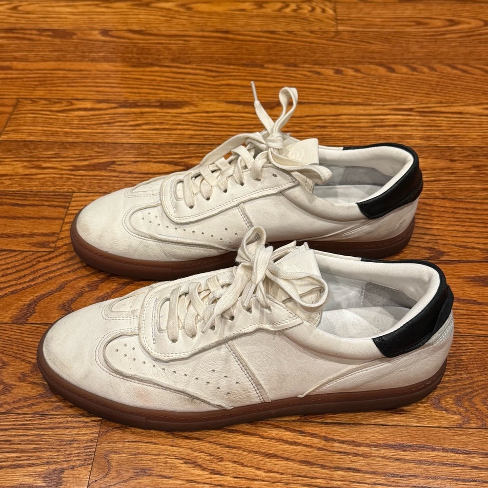 Greats Charlie Leather Sneaker in Bianco White Classics size 11.5